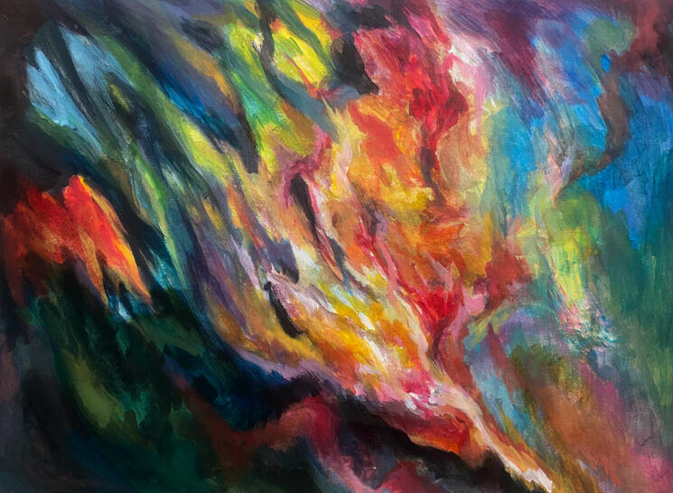 [Synas #1] 18x24" $260